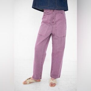 Caron Callahan Emi Lavender High Rise Trousers